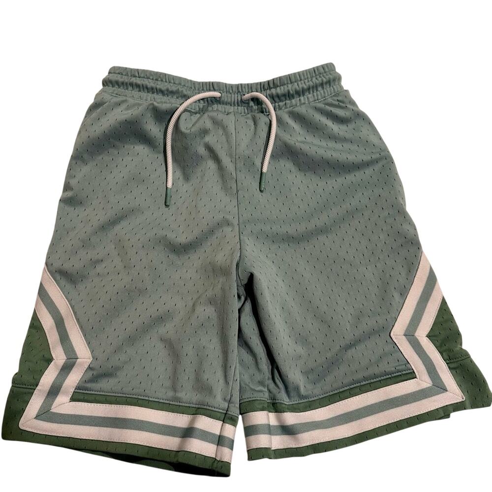 Boys Jordan Shorts, Light Blue/Green, 12-13 Years